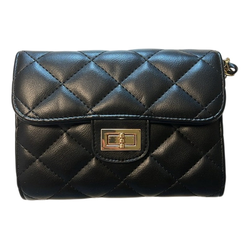Urban Expressions Ladies Back Quilted "Wendy" Wallet w/ Gold Hardware, NWT