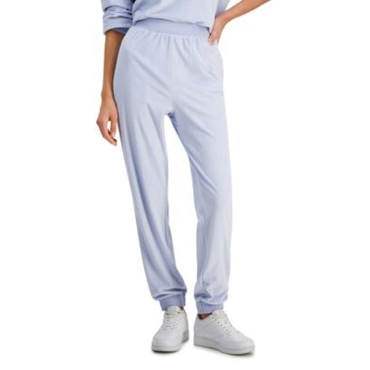 Grayson Threads, The Label Juniors Embellished Velour Joggers Blue