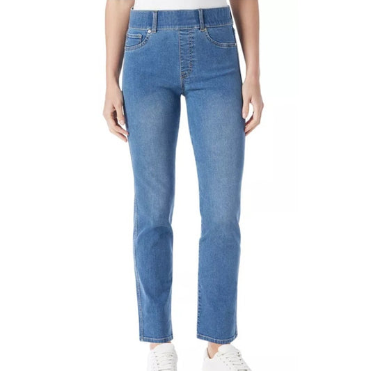 Gloria Vanderbilt Women's Shape Effect Pull-On Jeans in Medium Grand Rapids Wash
