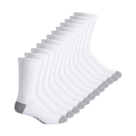 Club Room Men's Solid Crew Socks - 12-Pack