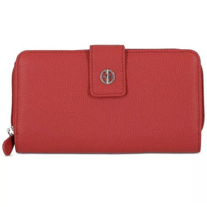 GIANI BERNINI Softy Leather All In One Wallet Red