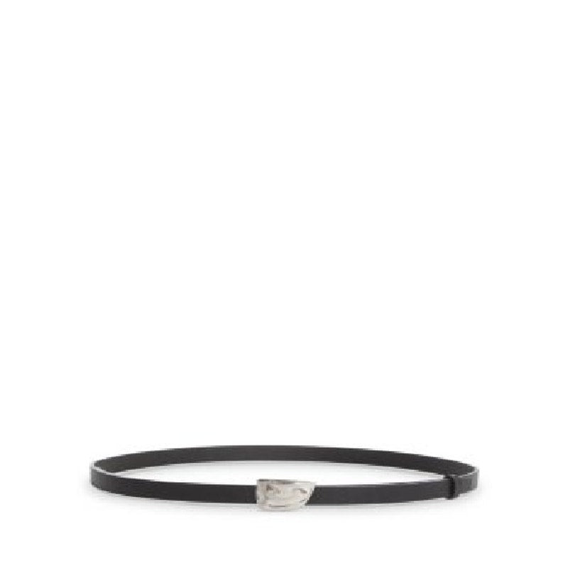Burberry ORGANIC SHIELD BELT in Black and Silver