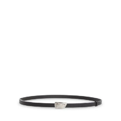 Burberry ORGANIC SHIELD BELT in Black and Silver