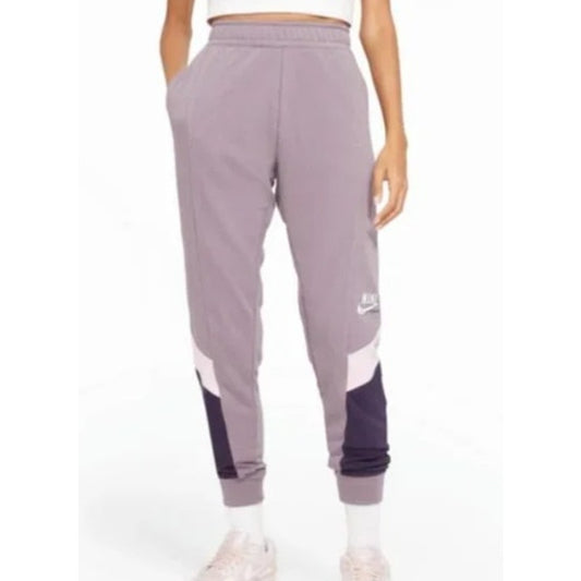 NIKE Purple & Pink Colorblock Jogger Sweatpants, Size Extra Large, NWT!!