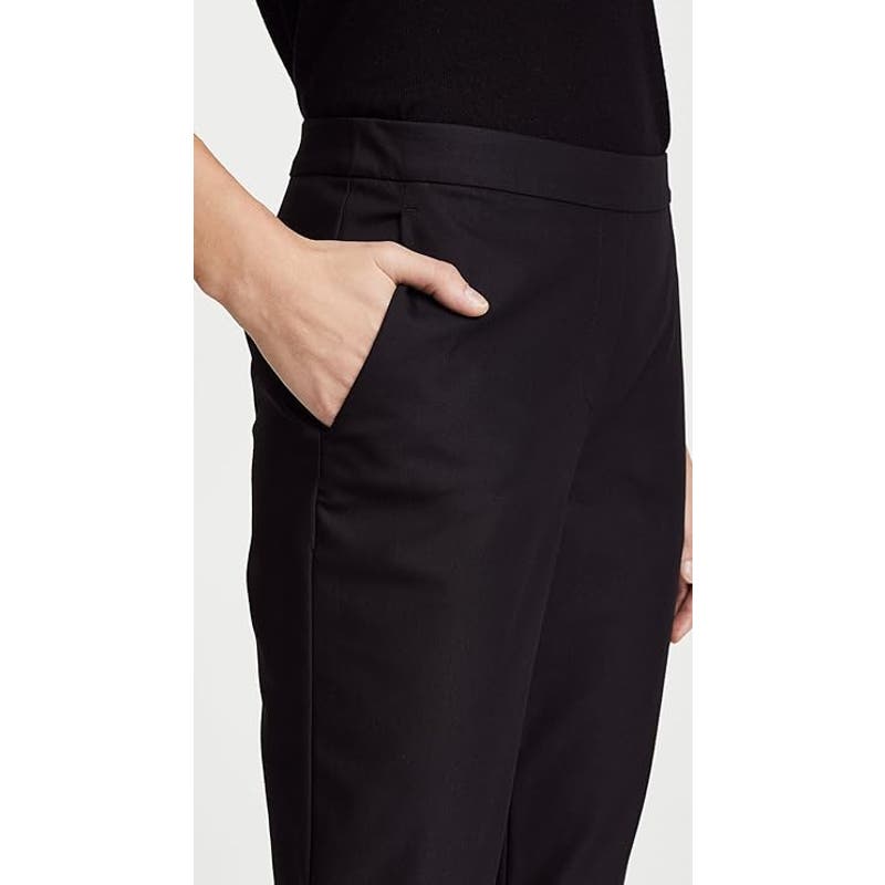 Theory Ladies Thaniel Approach Cropped Slim Pants Black, Size 0