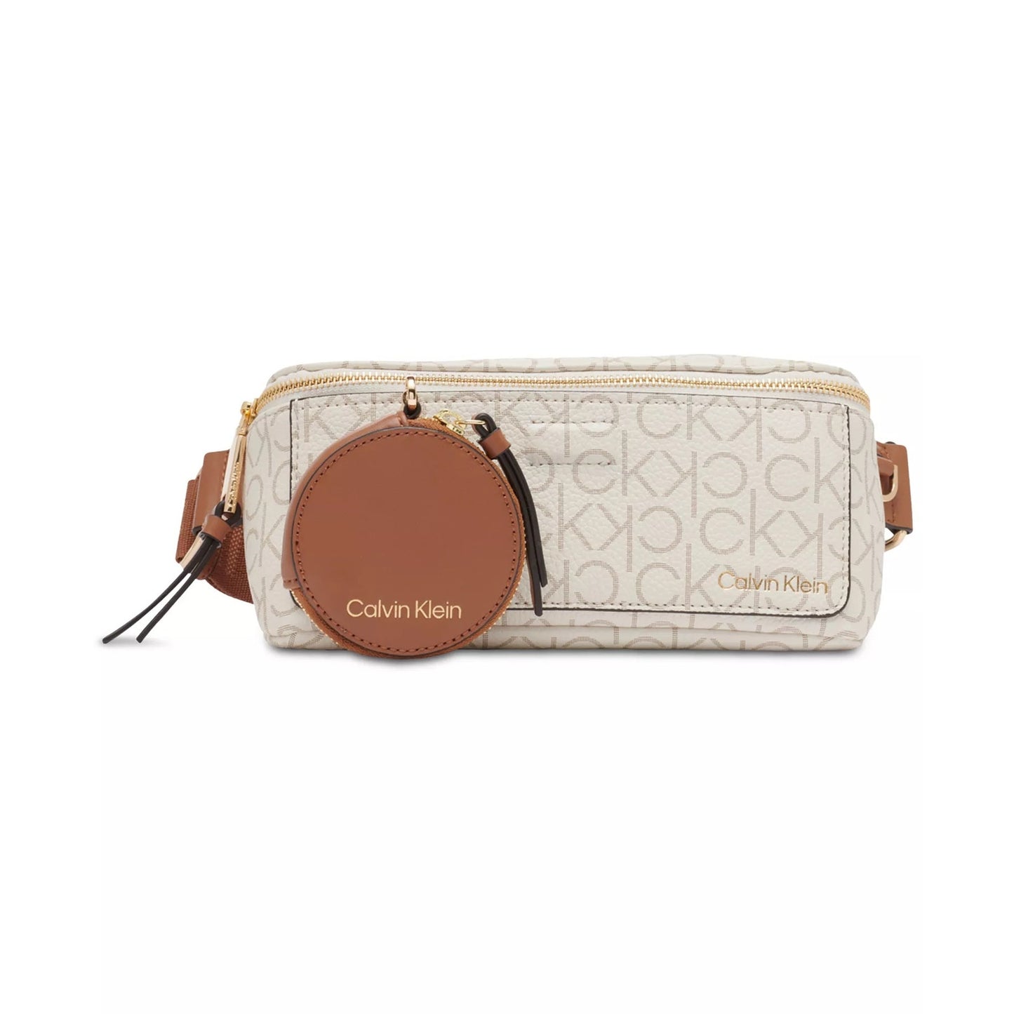 Calvin Klein Millie Signature Convertible Belt Bag with Zippered Coin Pouch