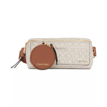 Calvin Klein Millie Signature Convertible Belt Bag with Zippered Coin Pouch