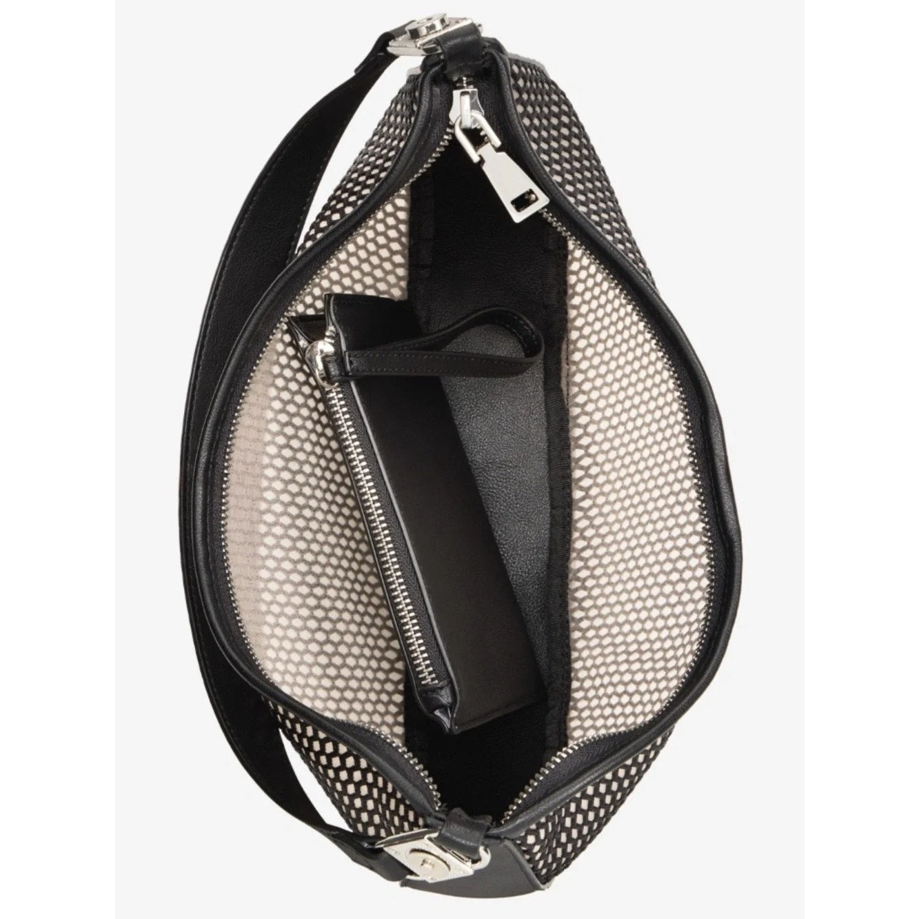 I.N.C. International Concepts Liannah Mesh Shoulder Bag In Black