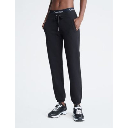 Calvin Klein Ladies Black Jogger Style Sweatpants w/ Pockets, Size Large, NWT