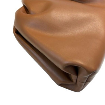 Bottega Veneta Large The Pouch Bag In Nude Brown Leather