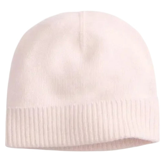 Charter Club 100% Cashmere Cuffed Beanie in Delicacy Pink