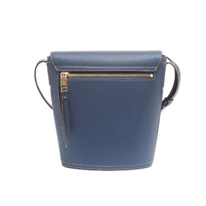 Calvin Klein “The Statement Series” Navy Blue Bucket Crossbody Bag