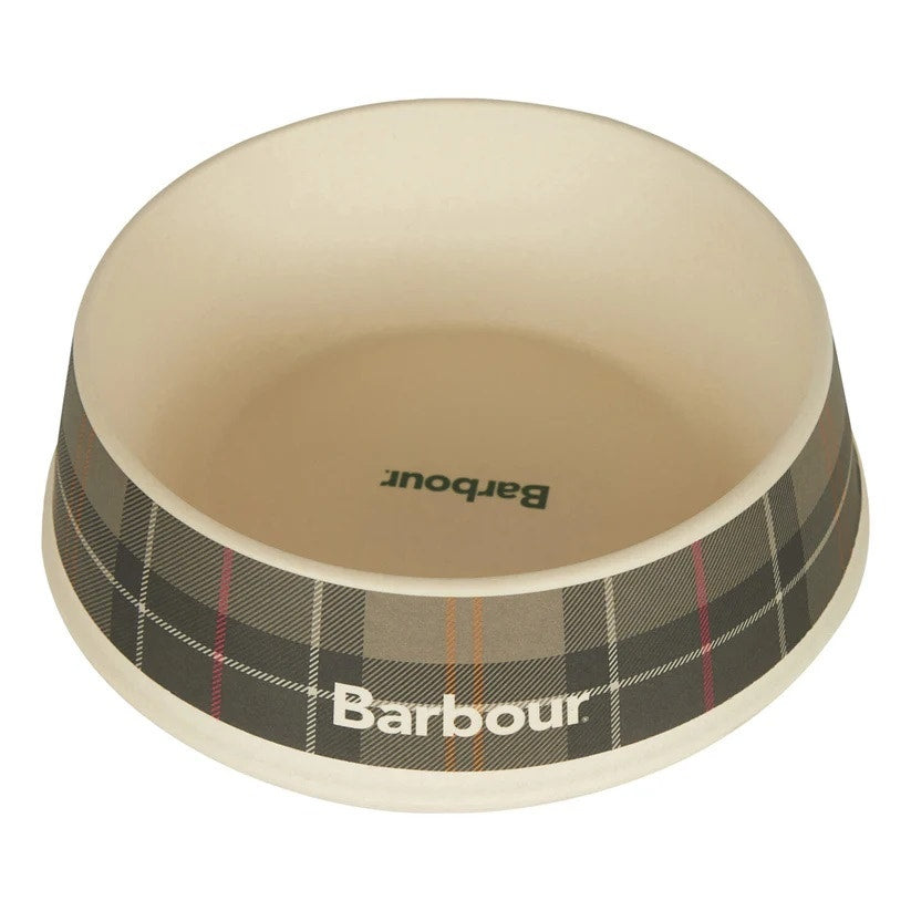 Barbour Tartan Dog Bowl Classic Tartan ONE SIZE