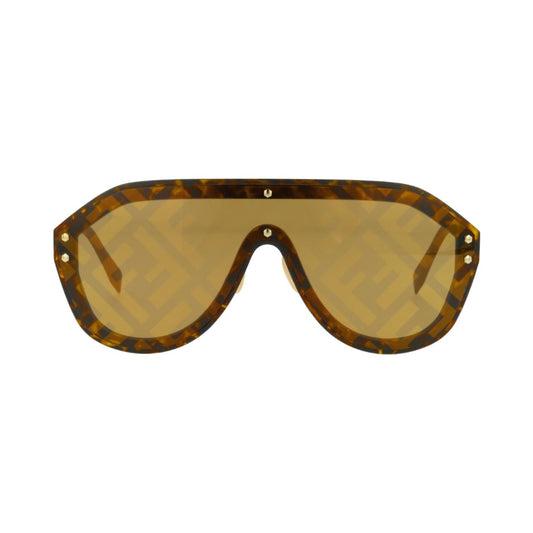 Fendi Large Brown Signature Sunglasses w/ Tan Details, “FFM0039/G/S”