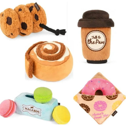 P.L.A.Y.  Pup Cup Cafe Plush Toy Collection, 3 Pack Dessert Bundles, NWT