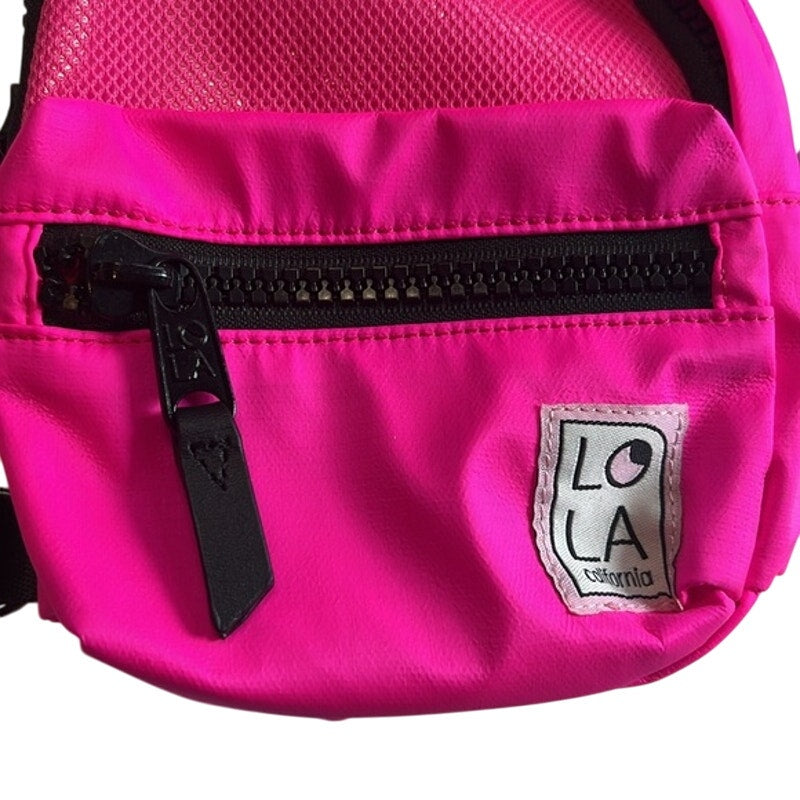 LOLA Stargazer Mini Convertible Backpack Neon Laser Pink