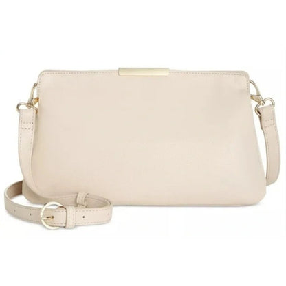 On 34th Women's "Redelle" Small Faux Leather Crossbody Bag in Travertine Cream