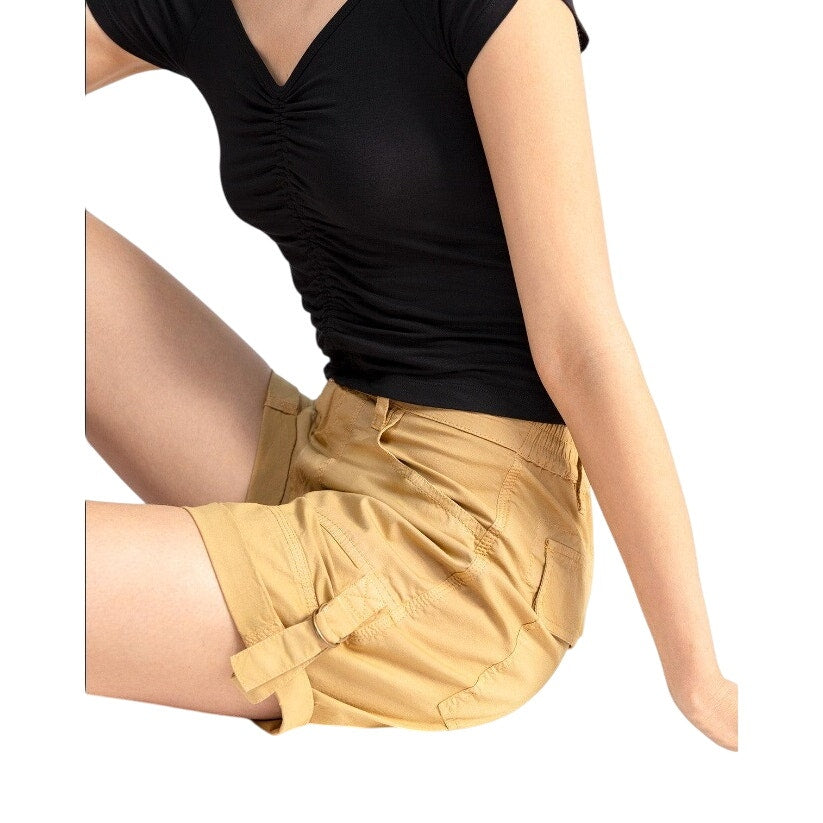 Sanctuary Women's Cali Cargo Shorts in True Khaki Tan