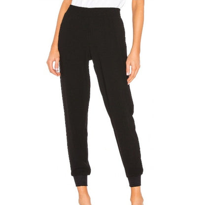 Sanctuary Women's Elastic Waist Pull-On Knit Joggers in Black