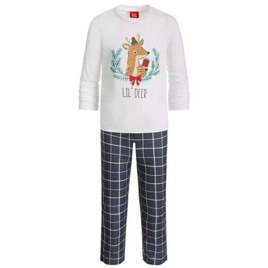 Family PJs Matching Kid's Lil Deer Mix It Family Pajama Set, Size XL 14-16