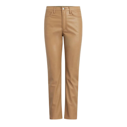 Joe's Jeans The Honor Ankle Vegan Leather Pant In Fawn