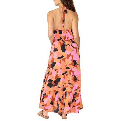 Sanctuary Ladies Backless Maxi Dress in Solar Power Print