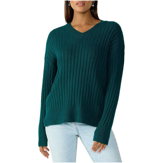 Sanctuary Ribbed Knit Sweater In Jade