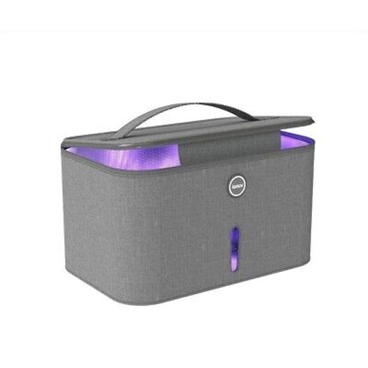 Ionuv Sani-Case UV LED Sterilizing Travel Bag in Charcoal Gray