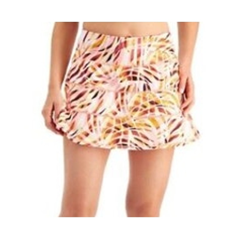 Ideology Peachberry Swirl Pink Multi-Color Tiered Tennis Skirt w/ Shorts Size 1X