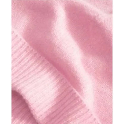 Charter Club 100% Cashmere Cuffed Beanie in Bubblegum Heather Pink
