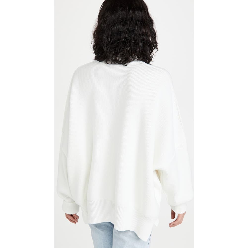 Free People Easy Street Tunic Sweater White