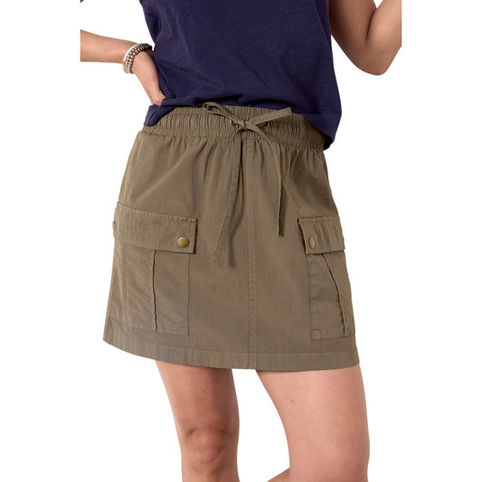 Sanctuary Women's Buro Green Pull On Cargo Skirt, Size Small