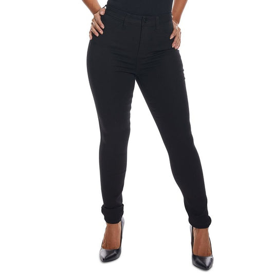 Dollhouse Juniors Curvy High Rise Skinny Jeans in Black