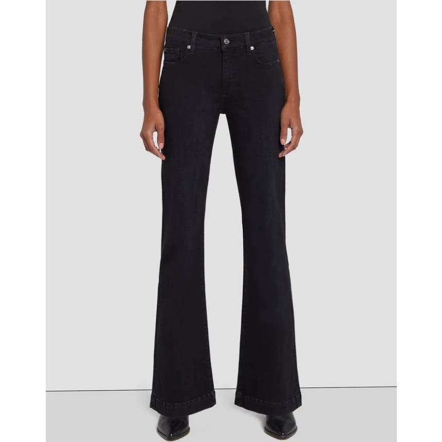 7 FOR ALL MANKIND TAILORLESS DOJO IN BLACK ROSE, Size 26