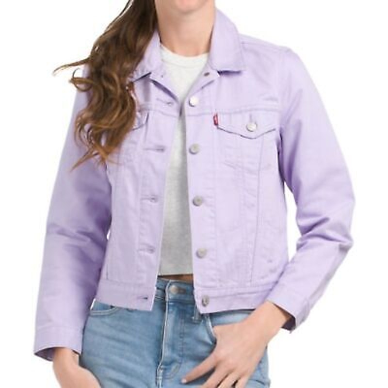 Levi's Women's Original Denim Trucker Jacket in Purple Rose