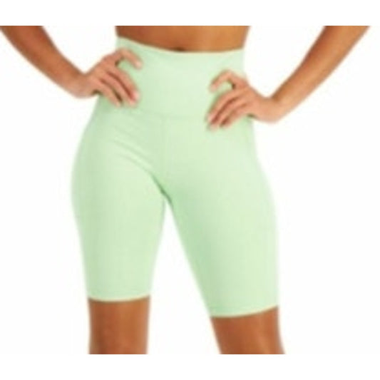 Ideology Pistachio Green High Waisted Biker Shorts w/ Pockets, Multiple Sizes