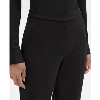 THEORY Treeca 4K Pull-On Pant in Double-Knit Jersey Black