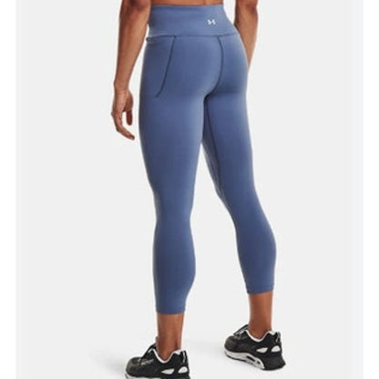 Under Armour Light Blue Cropped Leggings w/ Pockets, High Waisted