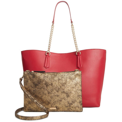 I.N.C. International Concepts Zoiey 2-In-1 Extra-Large Tote Zoiey In Red Pepper