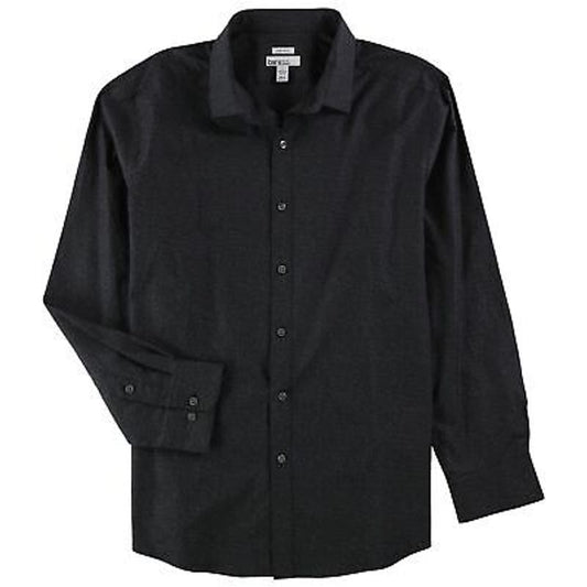 BAR III, Men's Solid Black Fashion Button Up Shirt, Size Medium, NWT, $65