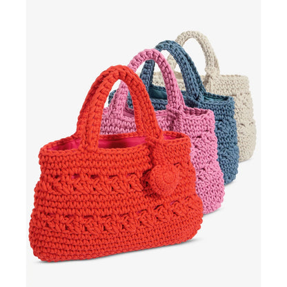 On 34th Crochet Medium Tote Bag In Ivory