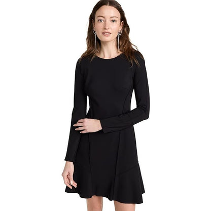 Theory Women's Seam Sculpt Dress Black, Size 00