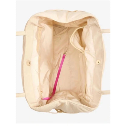 On 34th Jyyll Nylon Tote In Cold Cream