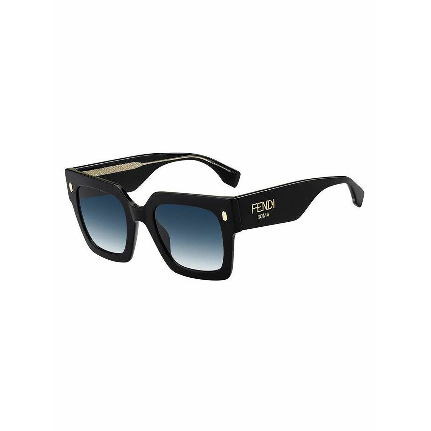 Fendi Sunglasses FF0457GS Black / Blue Gradient Lens