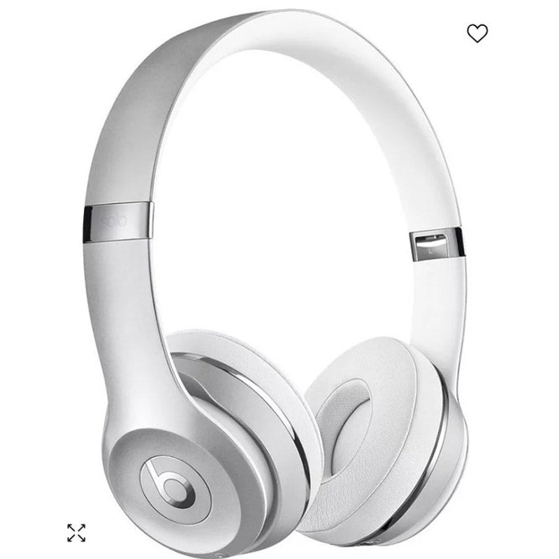 Beats by Dr. Dre Solo3 Headphones in White & Silver