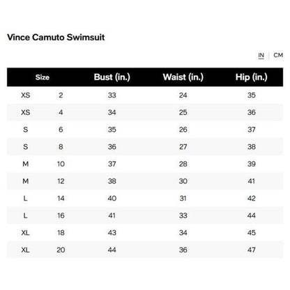 Vince Camuto Women's Coast Lines Strappy Mesh High Waisted Swim Bottoms in Black