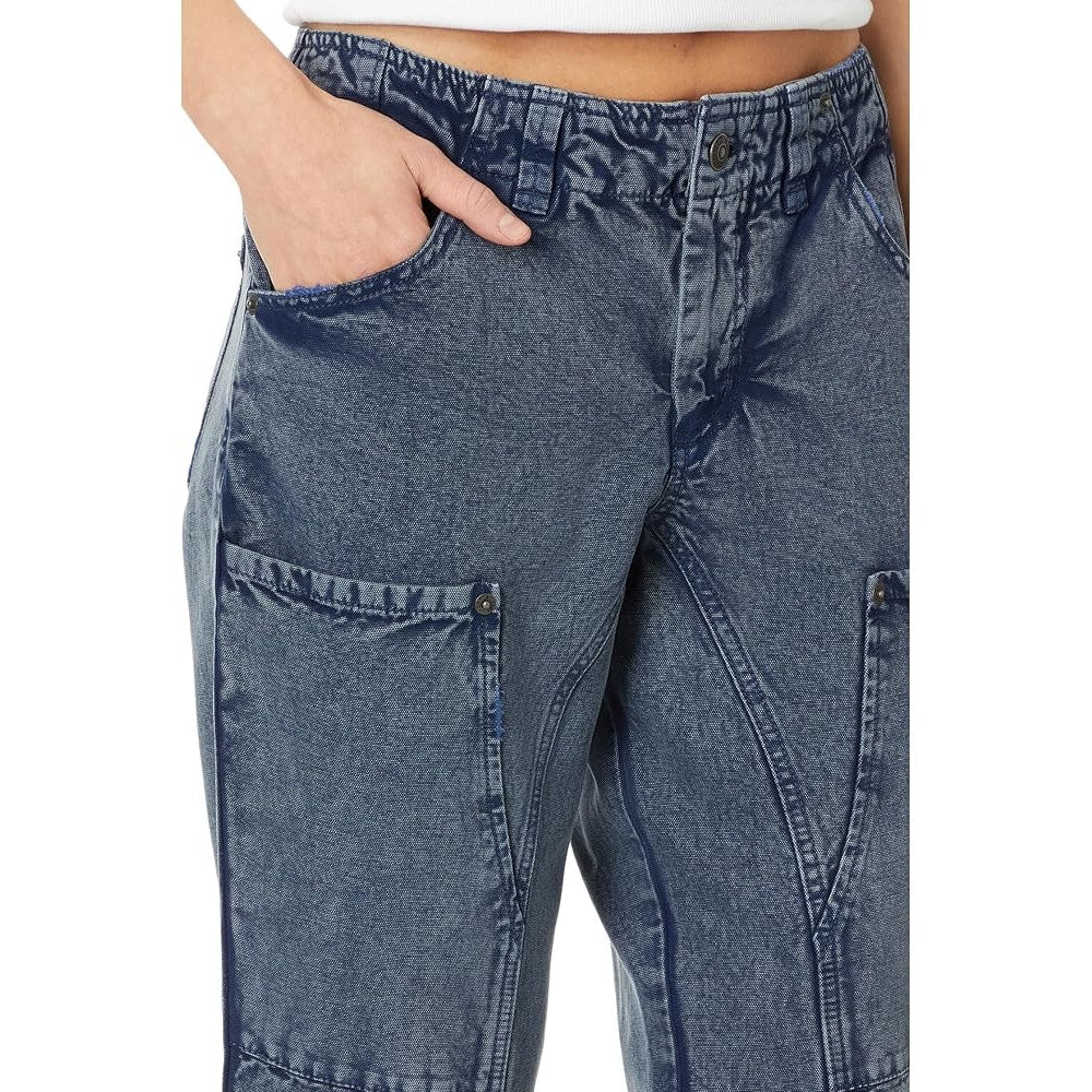Free People Women's Supersonic Slim Jeans in Big Dipper Blue