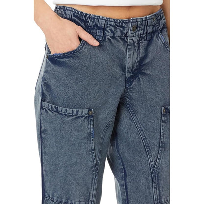 Free People Women's Supersonic Slim Jeans in Big Dipper Blue