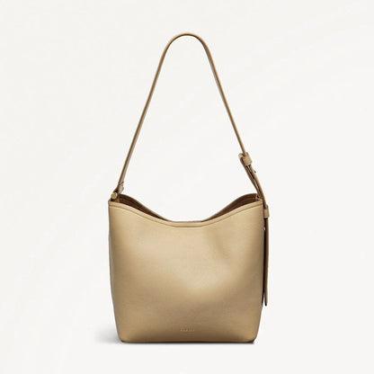 Radley London Bathurst Mews Medium Ziptop Shoulder Bag In Light Beige