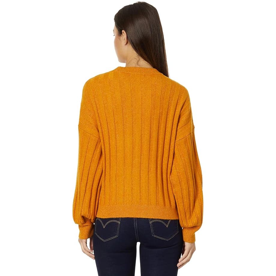 Sanctuary Cozy Rib Sweater Pumkin, Size XXS